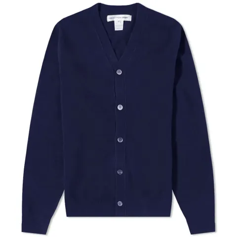 Comme des Garcons SHIRT Knitted V-Neck Cardigan