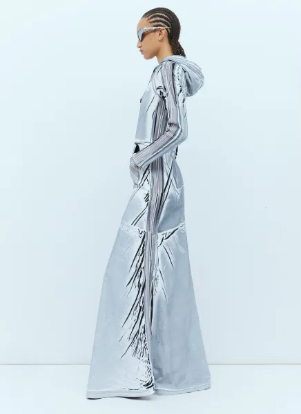 D-Aral Hooded Maxi Dress