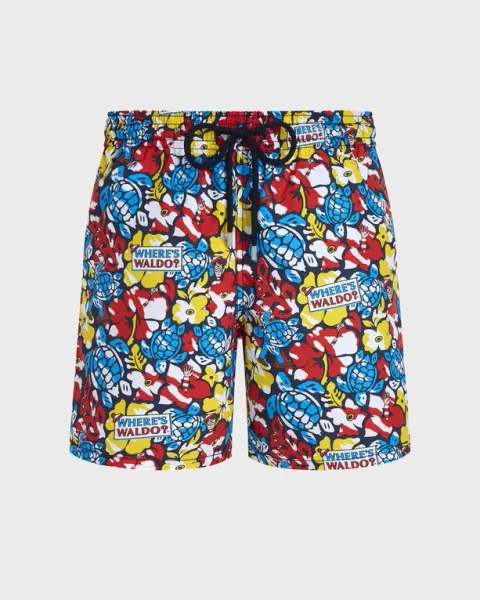 Vilebrequin Men Swim Shorts Tropico Waldo