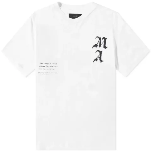 Wes Lang Checker Skull T-Shirt