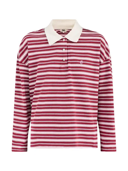 FRNCH Rumoi Cotton-Blend Polo Top
