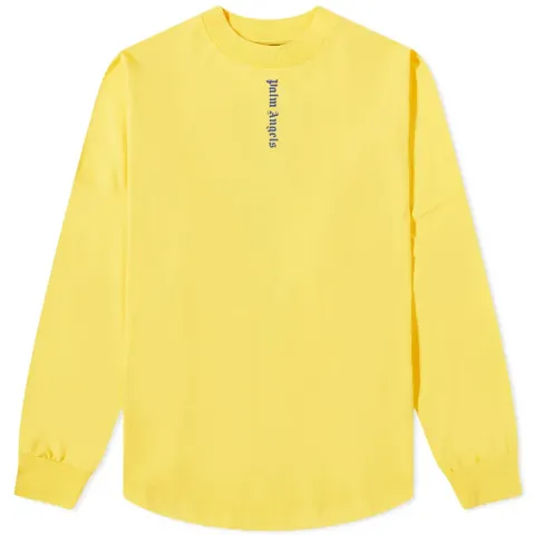 Long Sleeve Vertical Logo Oversized T-Shirt