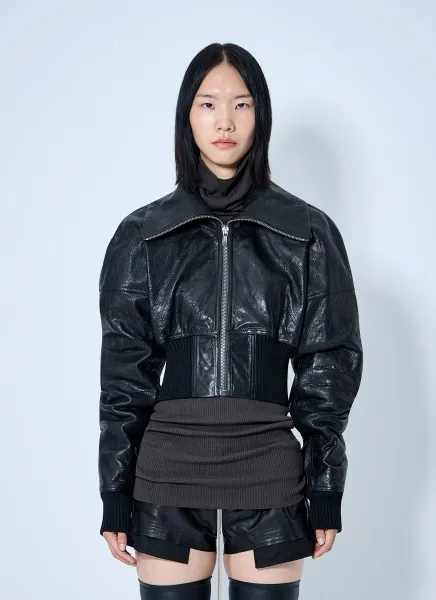 Dracuflight Textured-Leather Jacket