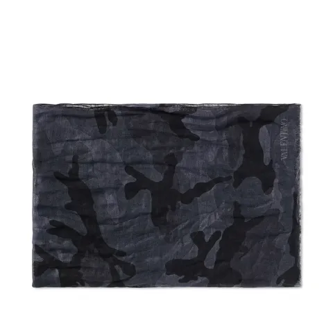 Linen Camo Scarf