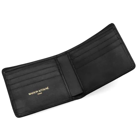 Maison Kitsuné Tricolour Leather Wallet
