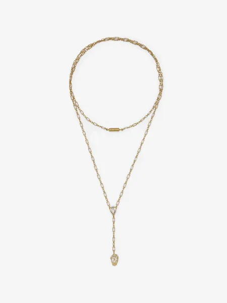 Pavé Skull Necklace