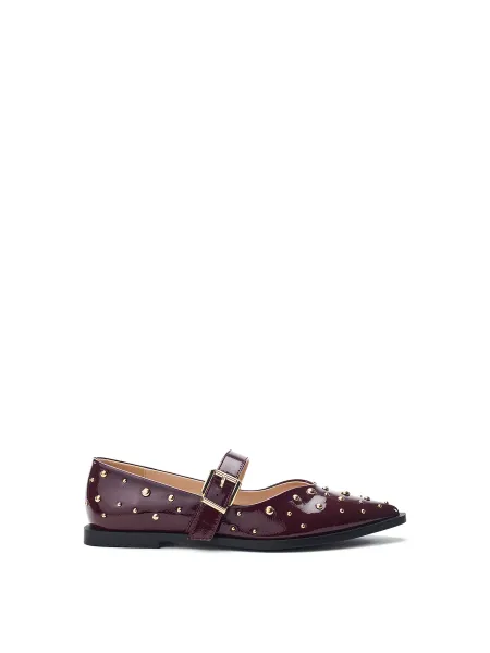 Moda In Pelle Fijia Studded Mary Jane Shoes