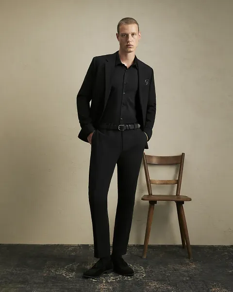 River Island Skinny Fit Suit Trousers