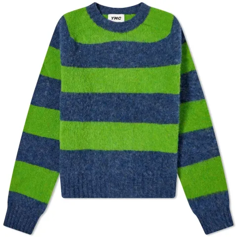 Jets Stripe Crew Knit