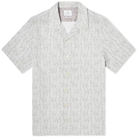 Palm Print Vacation Shirt