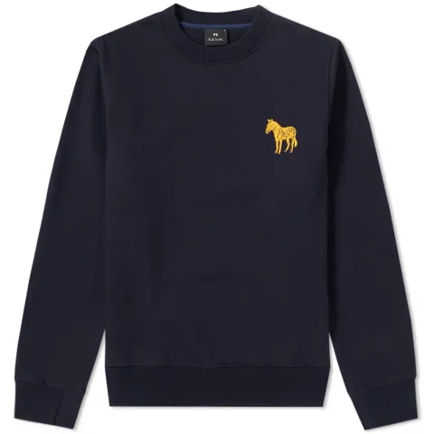 Embroidered Zebra Sweat