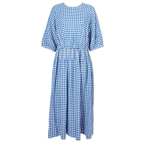 Garden Gingham Midi Dress