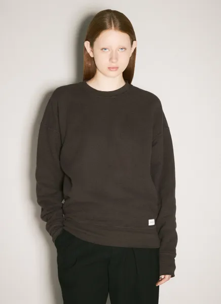 Logo Patch Fleece Sweatshirt