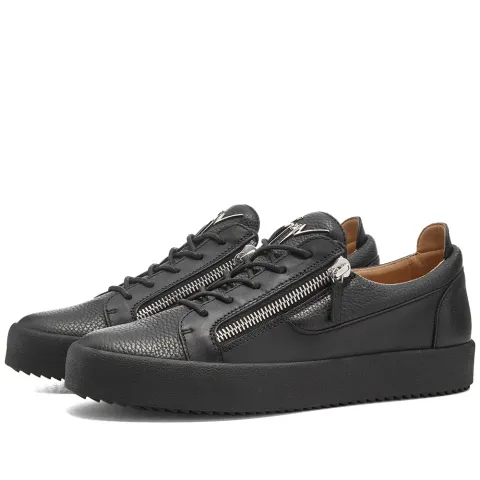 Double Zip Low Sneaker