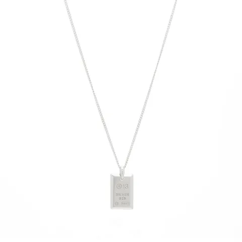 Square Bar Pendant Necklace
