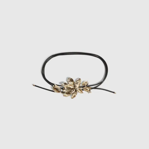 River Island 3D Flower Belt