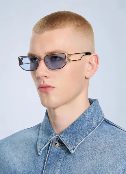 Off-White Allen Blue Lens Sunglasses