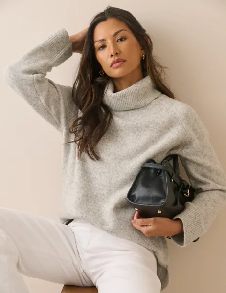 Nobody's Child Roll Neck Jumper Relaxed Fit