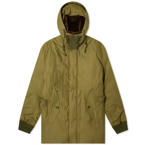 Faux Fur Hooded Lined Parka