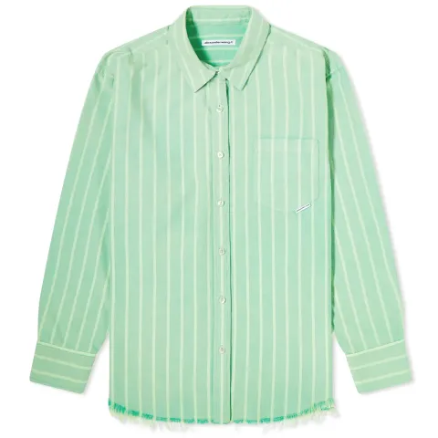 Raw Hem Boyfriend Shirt