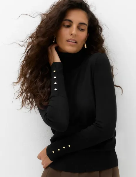 Marks & Spencer Slim Fit Roll Neck Fitted Jumper