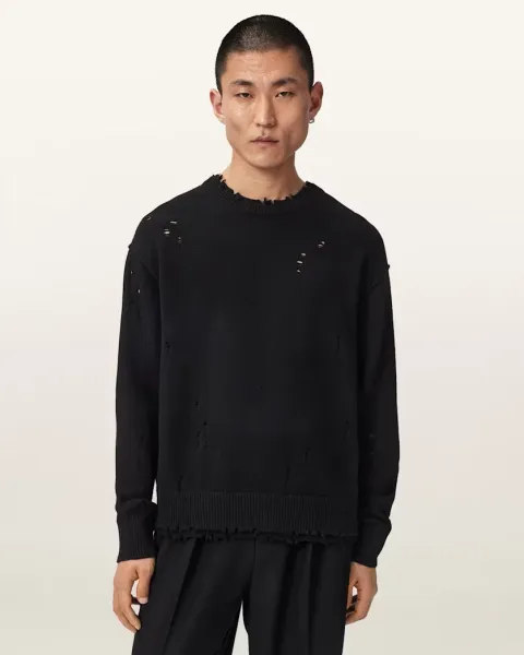 AllSaints Wolf Oversized Wool Blend Jumper