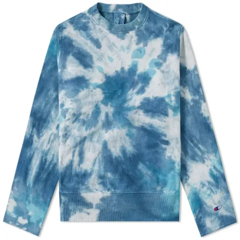 Tie Dye Weave Crew Sweat