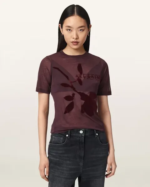 Athea Graphic Sheer T-Shirt