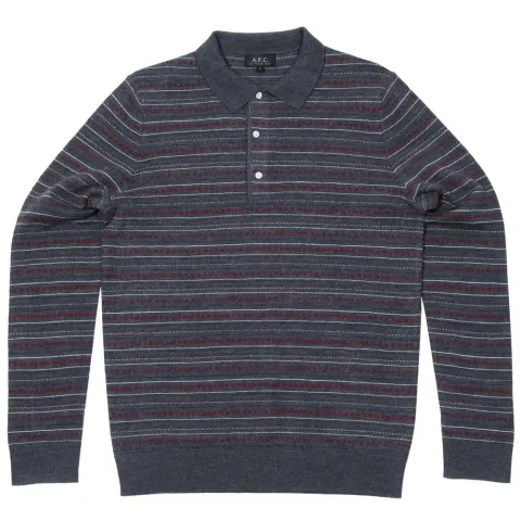 A.P.C. Long Sleeved Italian Polo