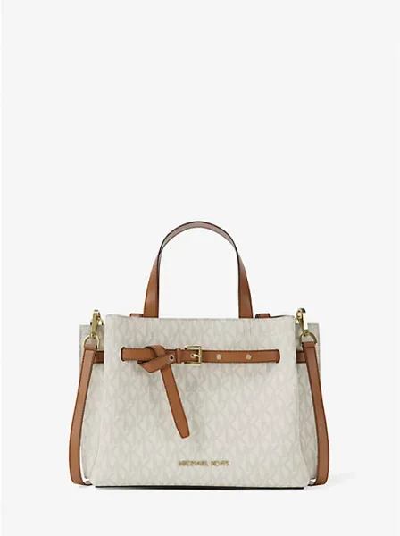 Michael Kors Emilia Small Signature Logo Satchel