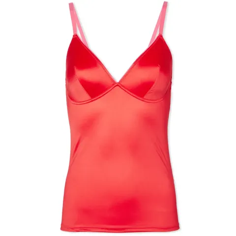 Stretch Satin Cami Vest