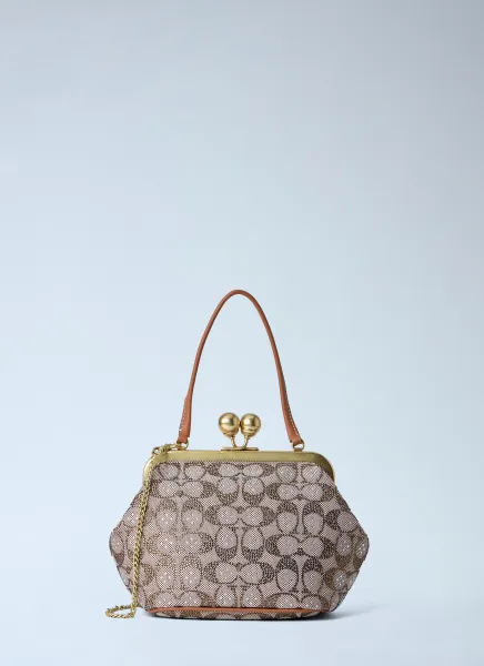 Kisslock Frame Handbag