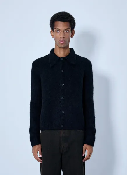 Dries Van Noten Mora Fitted Knit Cardigan