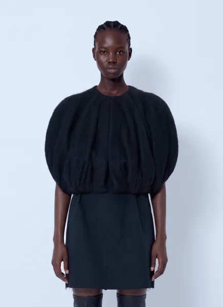 Rick Owens Temple Bubble Cropped Top