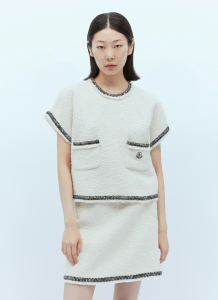 Short-Sleeve Tweed T-Shirt