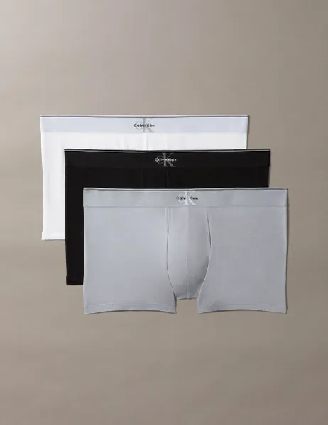 Calvin Klein CK Archive 3 Pack Cotton Stretch Trunks Black Mix