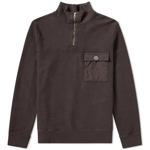 Half Zip Crew Sweat