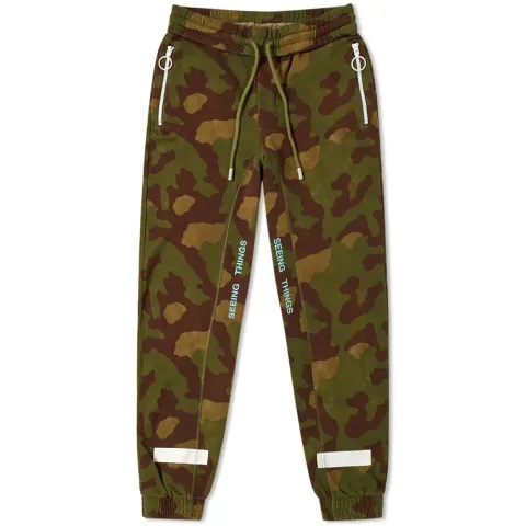 Diagonal Camouflage Sweat Pant