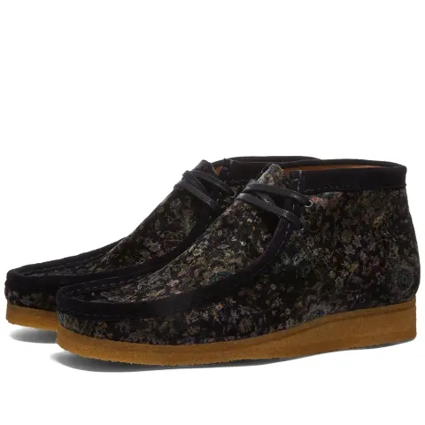 Velvet Wallabee Boot