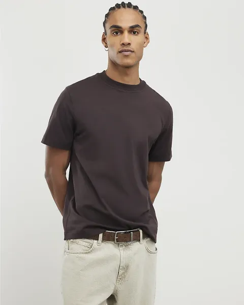 River Island Regular Fit Cotton Midweight T-Shirt