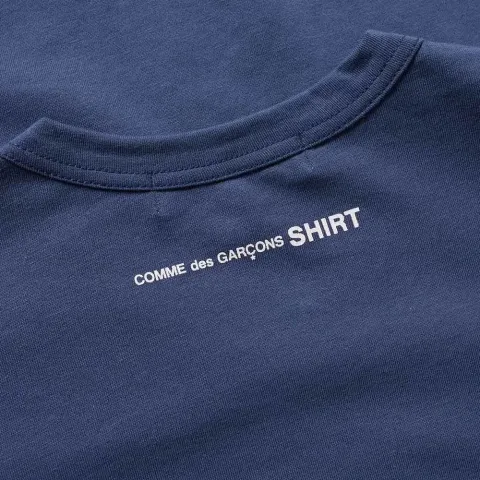 Comme des Garcons SHIRT Long Sleeve Rear Print Logo Tee
