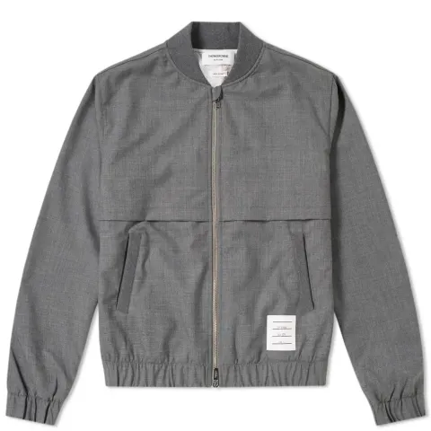 Stripe Back Wool Bomber Jacket