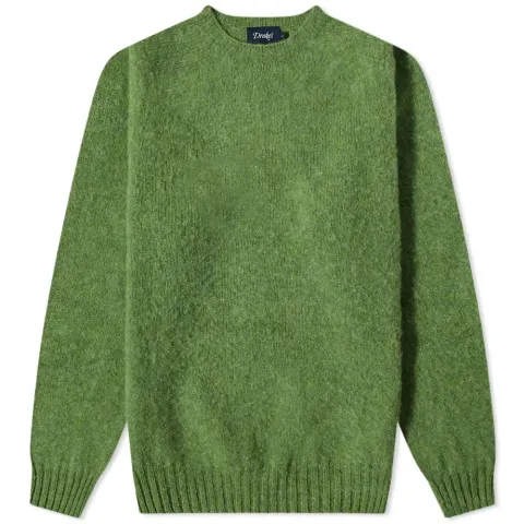 Brushed Shetland Crew Knit