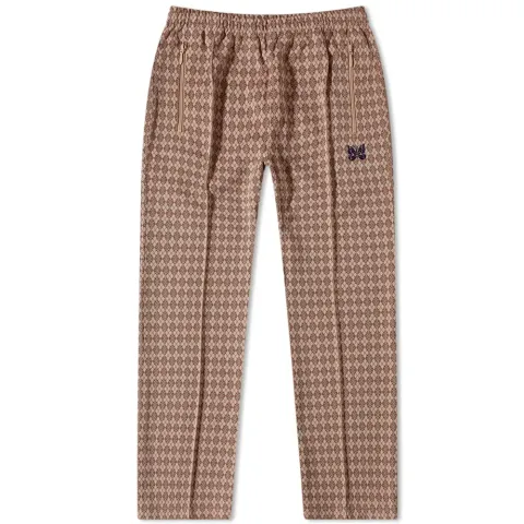 Poly Patterned Track Pant