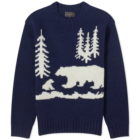 Intarsia Crew Knit