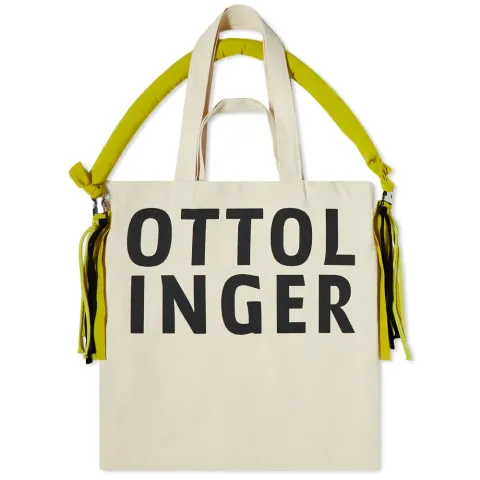 Denim Logo Tote Bag