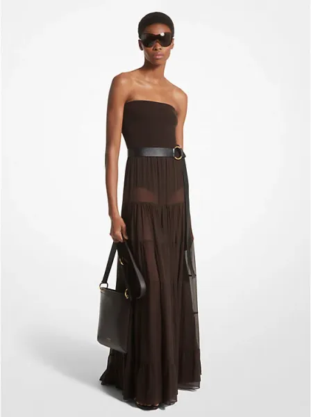 Silk Chiffon Skirt