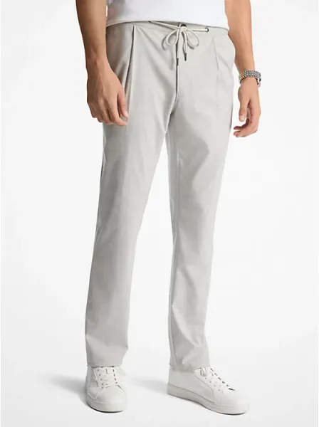 Michael Kors Woven Drawstring Trousers