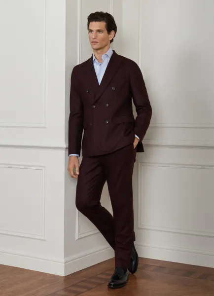Wool Formal Trouser-Woven in Italy