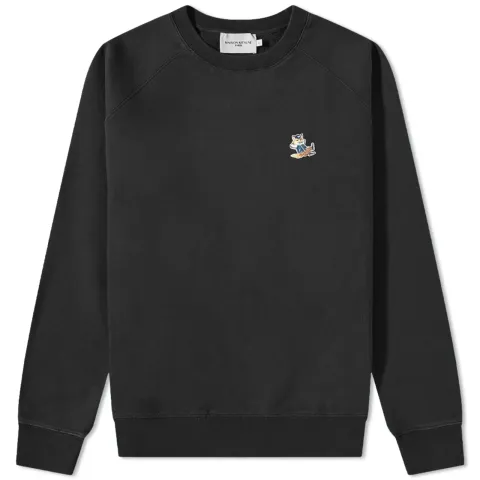 Dressed Fox Patch Adjusted Sweatshirt